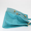 Christian Dior Shoulder Bag Leather Light Blue Auth 165238-4