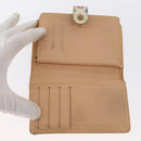 LOUIS VUITTON Multicolor Porte MonnaieViennois Wallet White M92987 Auth 165243-8