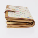 LOUIS VUITTON Multicolor Porte MonnaieViennois Wallet White M92987 Auth 165244-4