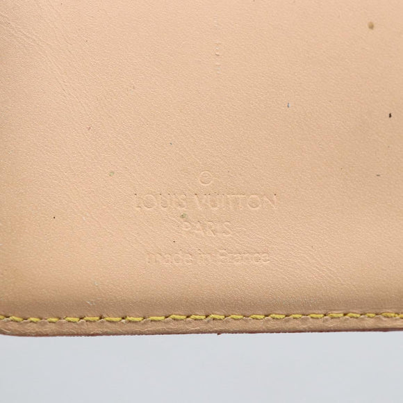 LOUIS VUITTON Multicolor Porte MonnaieViennois Wallet White M92987 Auth 165245