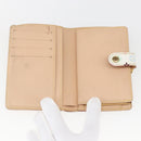 LOUIS VUITTON Multicolor Porte MonnaieViennois Wallet White M92987 Auth 165245-8