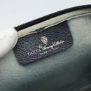 GUCCI GG Supreme Shoulder Bag PVC Navy Gold 97 02 068 Auth 165251-13
