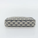 GUCCI GG Supreme Shoulder Bag PVC Navy Gold 97 02 068 Auth 165251-7