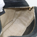 GUCCI Micro GG Canvas Guccissima Bag Leather Black Gold 449413 Auth 165255-18