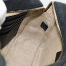 GUCCI Micro GG Canvas Guccissima Bag Leather Black Gold 449413 Auth 165255-19