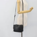 GUCCI Micro GG Canvas Guccissima Bag Leather Black Gold 449413 Auth 165255-21