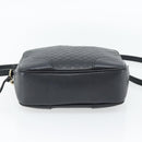 GUCCI Micro GG Canvas Guccissima Bag Leather Black Gold 449413 Auth 165255-5