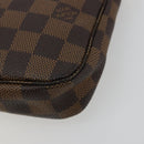 LOUIS VUITTON Damier Ebene Pochette Accessoires Pouch N41206 LV Auth 165256V-16