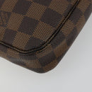 LOUIS VUITTON Damier Ebene Pochette Accessoires Pouch N41206 LV Auth 165256V-17