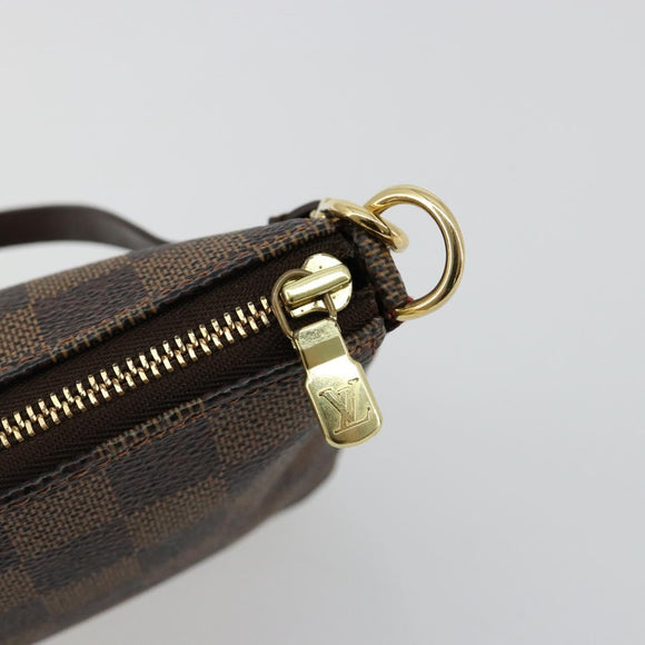 LOUIS VUITTON Damier Ebene Pochette Accessoires Pouch N41206 LV Auth 165256V