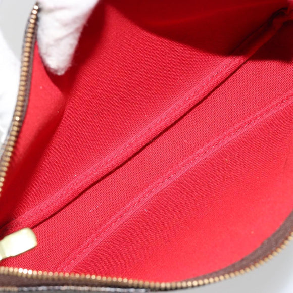 LOUIS VUITTON Damier Ebene Pochette Accessoires Pouch N41206 LV Auth 165256V