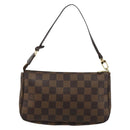 LOUIS VUITTON Damier Ebene Pochette Accessoires Pouch N41206 LV Auth 165256V-2