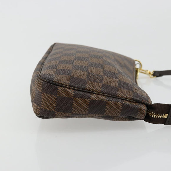 LOUIS VUITTON Damier Ebene Pochette Accessoires Pouch N41206 LV Auth 165256V