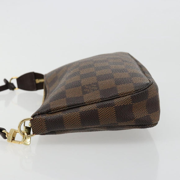 LOUIS VUITTON Damier Ebene Pochette Accessoires Pouch N41206 LV Auth 165256V