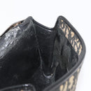 Christian Dior Trotter Canvas Shoulder Bag Navy Gold Auth 165259-20