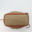 CELINE Macadam Canvas Umhängetasche PVC Beige Gold Auth 165262-5