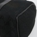 GUCCI GG Canvas Web Sherry Line Hand Bag Black Gold 012 3841 28 39 Auth 165263A-9