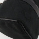 GUCCI GG Canvas Web Sherry Line Hand Bag Black Gold 012 3841 28 39 Auth 165263A-16