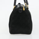 GUCCI GG Canvas Web Sherry Line Hand Bag Black Gold 012 3841 28 39 Auth 165263A-4