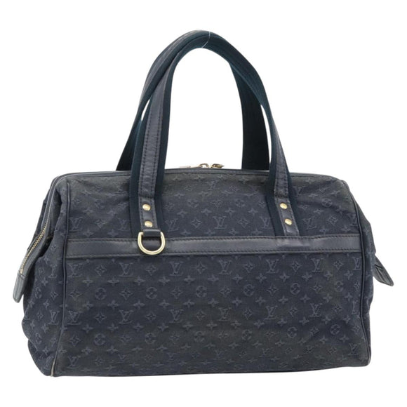 LOUIS VUITTON Monogram Mini Josephine GM Hand Bag TST Blue M92411 LV Auth 165265