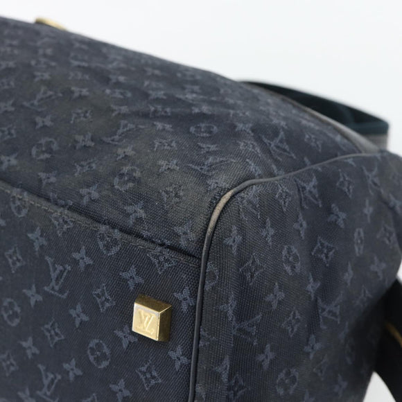LOUIS VUITTON Monogram Mini Josephine GM Hand Bag TST Blue M92411 LV Auth 165265