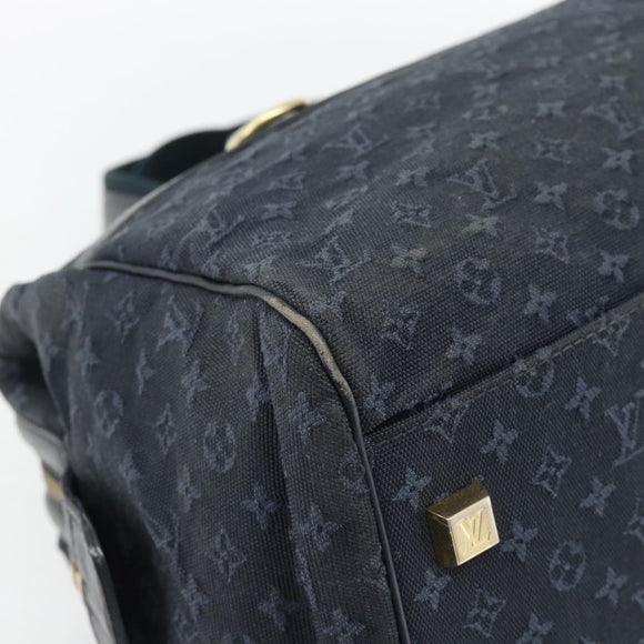 LOUIS VUITTON Monogram Mini Josephine GM Hand Bag TST Blue M92411 LV Auth 165265