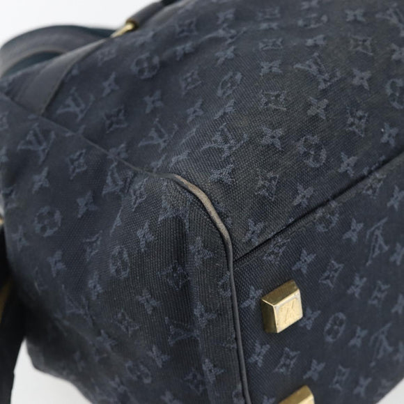 LOUIS VUITTON Monogram Mini Josephine GM Hand Bag TST Blue M92411 LV Auth 165265