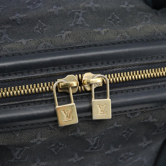 LOUIS VUITTON Monogram Mini Josephine GM Hand Bag TST Blue M92411 LV Auth 165265
