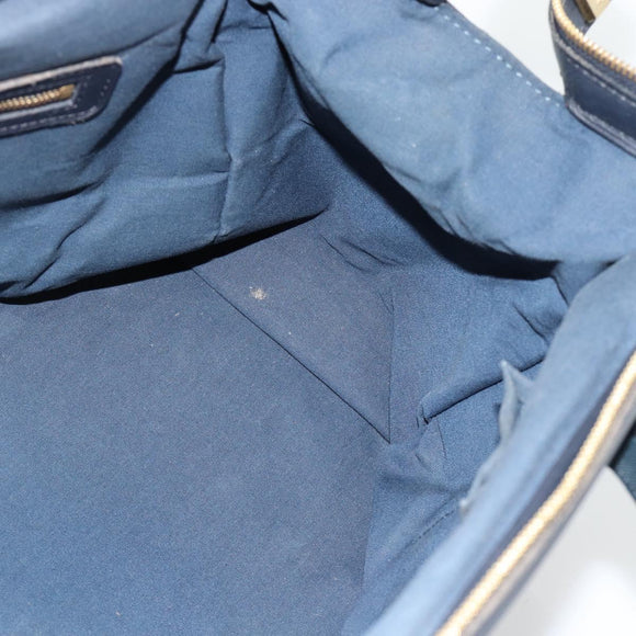 LOUIS VUITTON Monogram Mini Josephine GM Hand Bag TST Blue M92411 LV Auth 165265