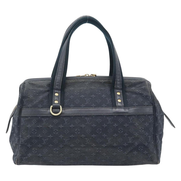 LOUIS VUITTON Monogram Mini Josephine GM Hand Bag TST Blue M92411 LV Auth 165265