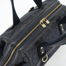 LOUIS VUITTON Monogram Mini Josephine GM Hand Bag TST Blue M92411 LV Auth 165265-6