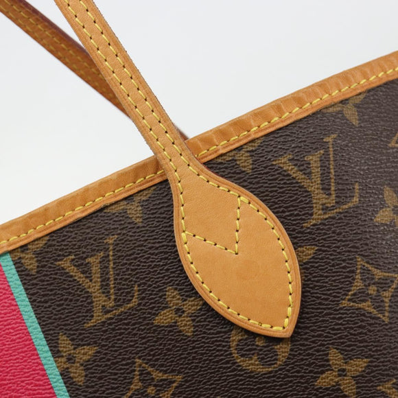LOUIS VUITTON Monogram My LV Heritage Neverfull MM Tragetasche M40156 Auth 165269