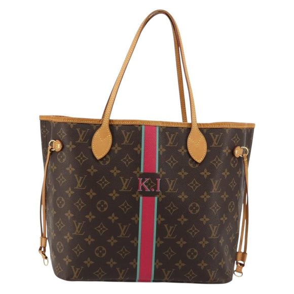 LOUIS VUITTON Monogram My LV Heritage Neverfull MM Tote Bag M40156 Auth 165269