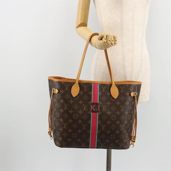 LOUIS VUITTON Monogram My LV Heritage Neverfull MM Tote Bag M40156 Auth 165269