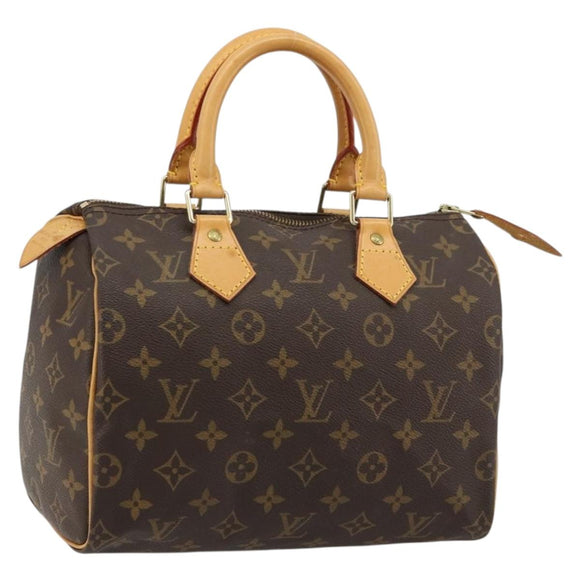 LOUIS VUITTON Monogram Speedy 25 Hand Bag M41528 LV Auth 165271A