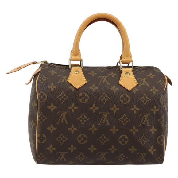 LOUIS VUITTON Monogram Speedy 25 Hand Bag M41528 LV Auth 165271A