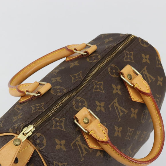 LOUIS VUITTON Monogram Speedy 25 Hand Bag M41528 LV Auth 165271A