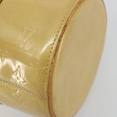 LOUIS VUITTON Monogram Vernis Bedford Hand Bag Beige M91006 LV Auth 165273-15
