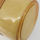 LOUIS VUITTON Monogram Vernis Bedford Hand Bag Beige M91006 LV Auth 165273-17