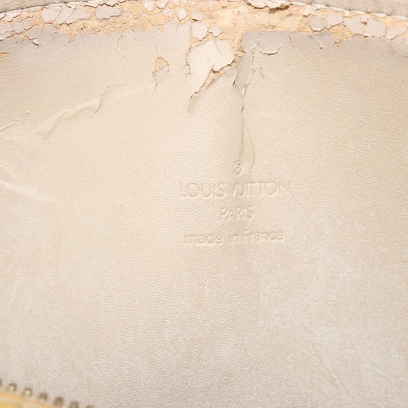 LOUIS VUITTON Monogram Vernis Bedford Hand Bag Beige M91006 LV Auth 165273
