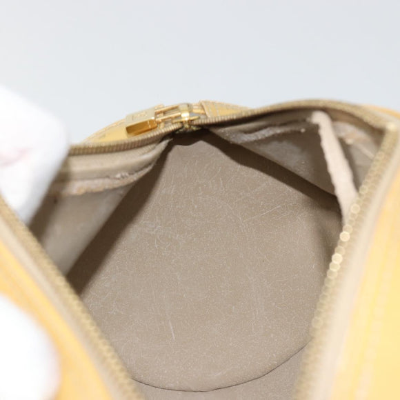 LOUIS VUITTON Monogram Vernis Bedford Hand Bag Beige M91006 LV Auth 165273