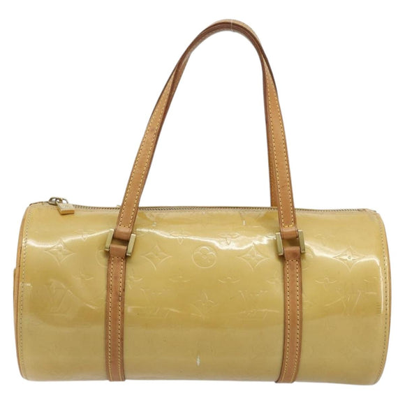 LOUIS VUITTON Monogram Vernis Bedford Hand Bag Beige M91006 LV Auth 165273