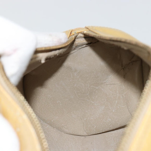 LOUIS VUITTON Monogram Vernis Bedford Hand Bag Beige M91006 LV Auth 165273