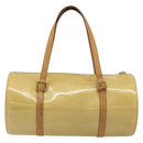 LOUIS VUITTON Monogram Vernis Bedford Hand Bag Beige M91006 LV Auth 165273-2