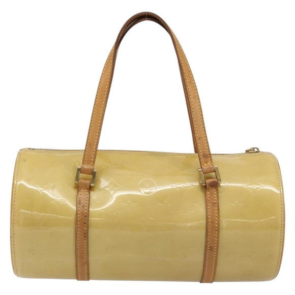 LOUIS VUITTON Monogram Vernis Bedford Hand Bag Beige M91006 LV Auth 165273