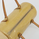 LOUIS VUITTON Monogram Vernis Bedford Hand Bag Beige M91006 LV Auth 165273-6
