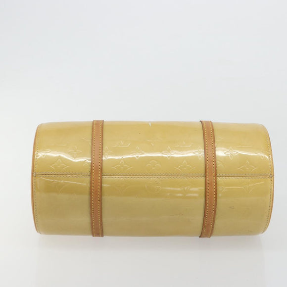 LOUIS VUITTON Monogram Vernis Bedford Hand Bag Beige M91006 LV Auth 165273