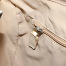 Christian Dior Trotter Canvas Romantic Hand Bag PVC Beige Silver Auth 165275V-21