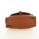Chloe Marcie Hand Bag Leather 2way Brown Gold Auth 165276V-5