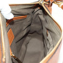 Chloe Marcie Hand Bag Leather 2way Brown Gold Auth 165276V-26